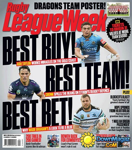 Rugby League Week - June 9, 2016 Rugby League Week - June 9, 2016