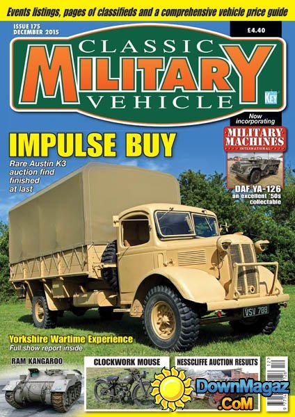 Classic Military Vehicle UK - December 2015 Classic Military Vehicle UK - December 2015