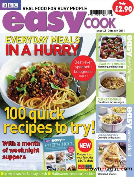 BBC Easycook - No.45 October 2011 BBC Easycook - No.45 October 2011