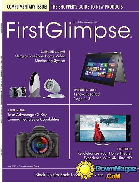 First Glimpse - July 2013 First Glimpse - July 2013