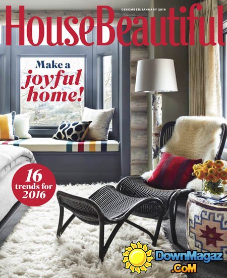 House Beautiful USA – December 2015 – January 2016 House Beautiful USA – December 2015 – January 2016