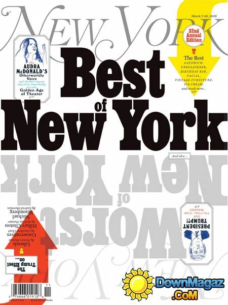 New York Magazine - 7 March 2016 New York Magazine - 7 March 2016