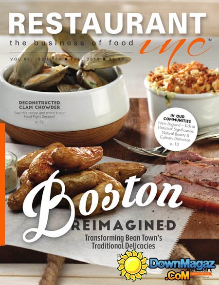 Restaurant Inc. - Fall 2015 Restaurant Inc. - Fall 2015