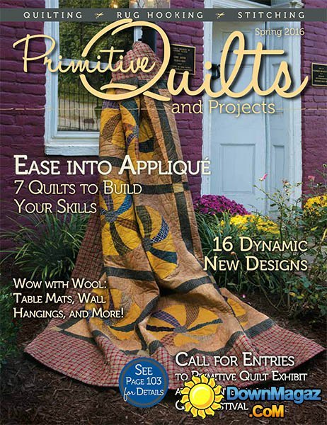 Primitive Quilts and Projects USA - Spring 2016