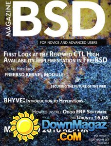 BSD Magazine - Vol10 - No.11 - Issue 10, 2016