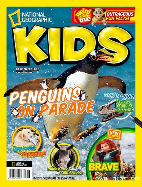 National Geographic KIDS South Africa - August 2012 National Geographic KIDS South Africa - August 2012