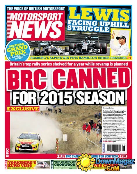 Motorsport News - 25 June 2014 Motorsport News - 25 June 2014