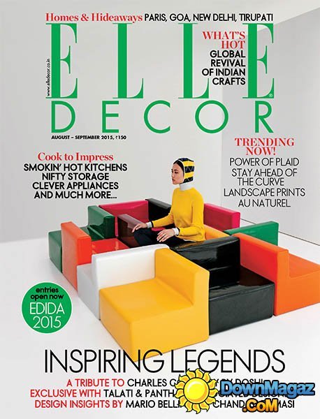 Elle Decor India - August/September 2015 Elle Decor India - August/September 2015