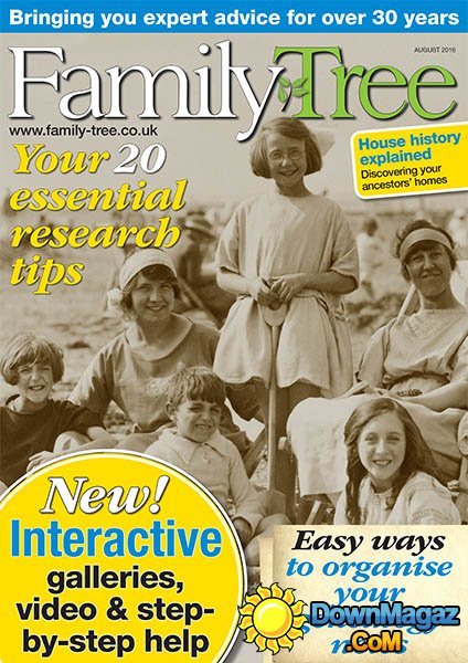Family Tree UK - August 2016 Family Tree UK - August 2016