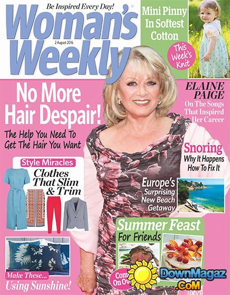 Woman's Weekly - August 2, 2016 Woman's Weekly - August 2, 2016