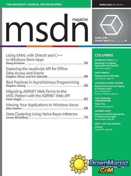 MSDN - March 2013 MSDN - March 2013