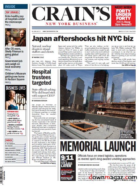 Crain's New York Business - 21 March 2011 Crain's New York Business - 21 March 2011