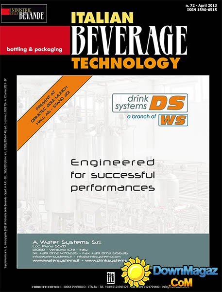 Italian Beverage Technology N.72 - April 2013
