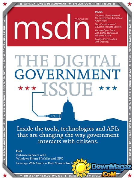 MSDN - Special Government Issue 2013 MSDN - Special Government Issue 2013