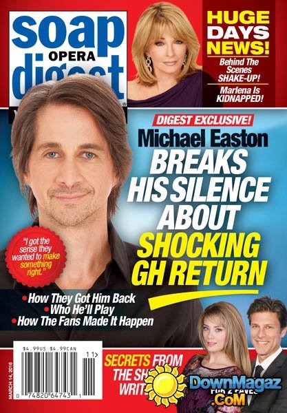 Soap Opera Digest - 14 March 2016