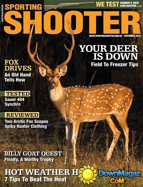 Sporting Shooter AU - November 2016