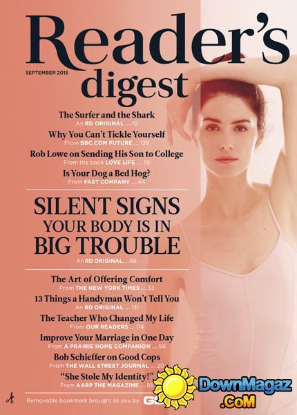 Reader's Digest USA - September 2015 Reader's Digest USA - September 2015
