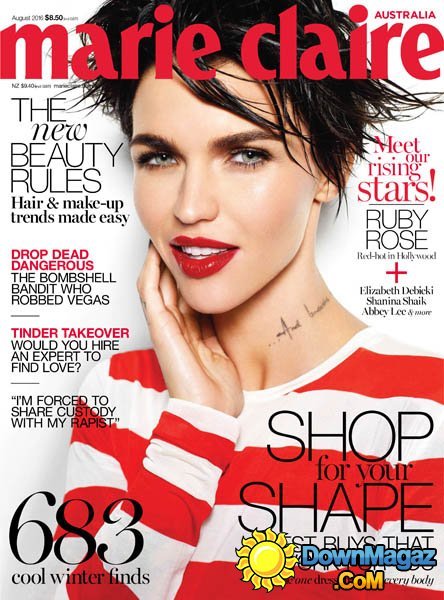 Marie Claire AU - August 2016 Marie Claire AU - August 2016