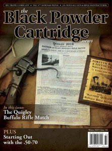 The Black Powder Cartridge News - Winter 2018 The Black Powder Cartridge News - Winter 2018