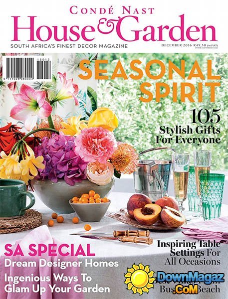 Conde Nast House & Garden - 12.2016 Conde Nast House & Garden - 12.2016