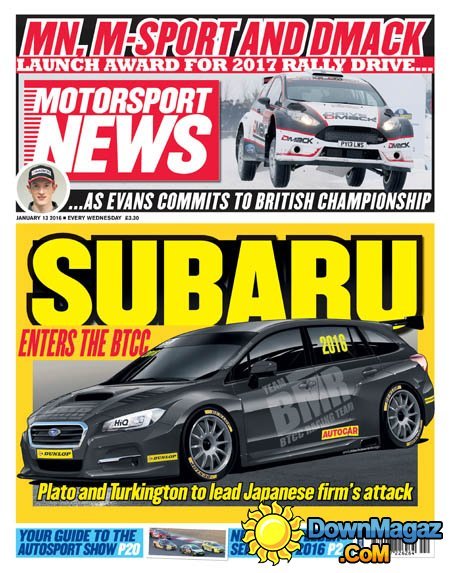 Motorsport News - 13 January 2016 Motorsport News - 13 January 2016