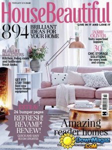 House Beautiful UK - February 2016