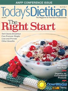 Today's Dietitian - July 2013