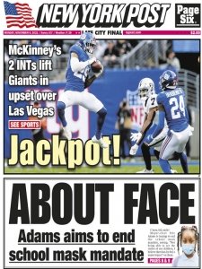 New York Post - 11.8.2021