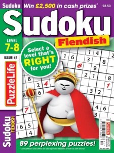 PuzzleLife Sudoku Fiendish - Is. 67 2021