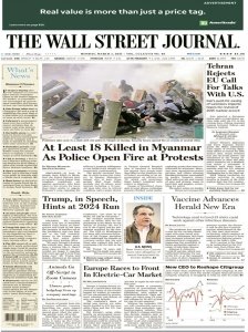 The Wall Street Journal 03.01.021