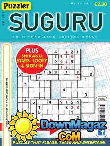 Puzzler Suguru - Issue 41 2017