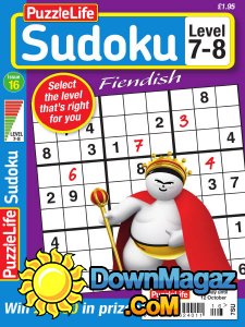 PuzzleLife Sudoku Fiendish - Issue 16 2017