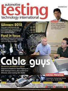 Automotive Testing Technology International - November 2012