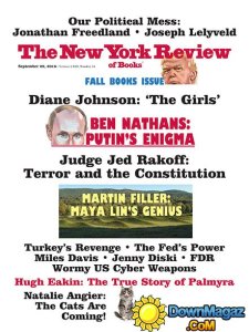 The New York Review of Books - September 29, 2016