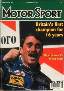 Motor Sport Retros - 09.1992