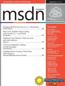 MSDN - August 2013