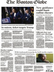 The Boston Globe - 08.13.2020