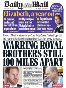 Daily Mail - 8.09.2023