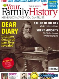 Your Family History - March 2016