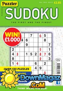 Puzzler Sudoku - Issue 165 2017