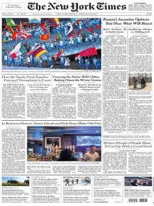 The New York Times 02.21 2022