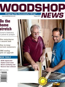 Woodshop News - August 2013