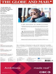 The Globe and Mail - 12.27.2021