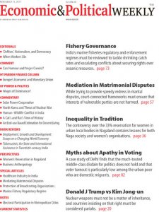 Economic & Political Weekly - 11.11.2017