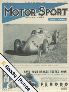 Motor Sport: Retros - 11.1938