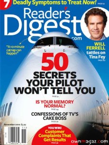 Reader's Digest November 2010