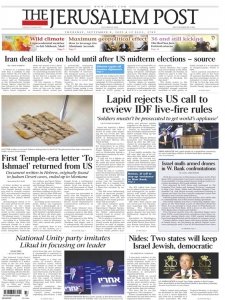 The Jerusalem Post - 8.09.2022