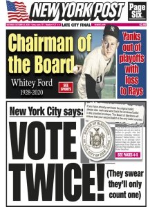 New York Post - 10.10.2020