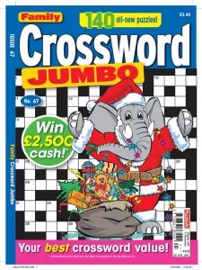 PuzzleLife Family Crossword Jumbo - Is. 67 2025