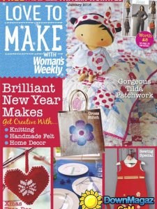 Love to make with Woman's Weekly USA - January 2016